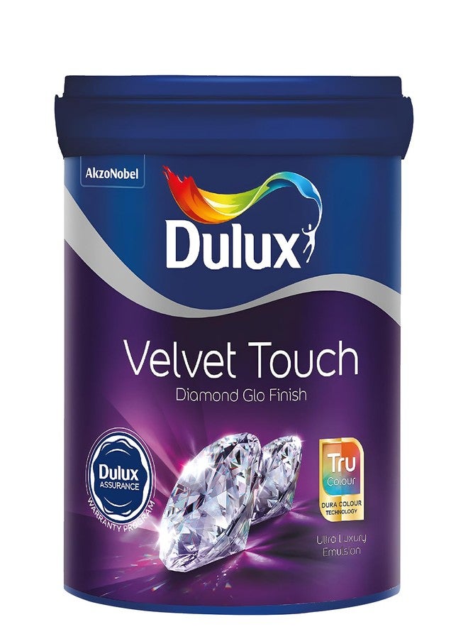 ديولكس دهان دولوكس دايموند جلو سوبر بريميوم الداخلي للجدران مع ضمان لمدة 6 سنوات | دهان قابل للغسل ومتين | ألوان غنية، كثيفة، وناعمة، أبيض (1 لتر، أبيض طبيعي) - Image 4